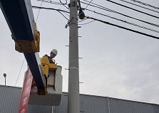 2019.8.5  広島市企業様工場監視カメラ設置工事