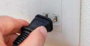 コンセントを挿すだけ簡単設置