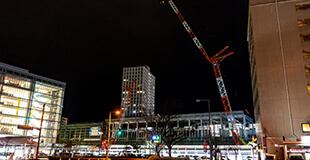 夜間でも赤外線ではっきり高画質